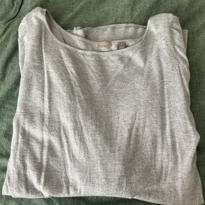 Halogen women’s size large grey long sleeve top